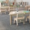 Flash Furniture 20.75 in W, 47 in L, 14.5 in H, Beechwood, Birch Plywood, Beech MK-ME088016-GG - alternate 2
